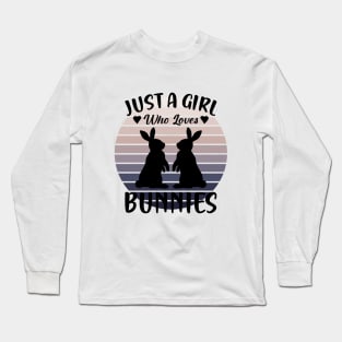 Just a girl who loves Bunnies 5 Long Sleeve T-Shirt